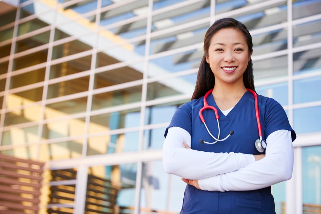 Skilled nurse providing in-home pediatric care through the Georgia Pediatric Program